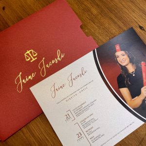 Convite Formatura Modelo 112C
