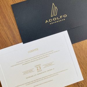 Convite Corporativo Modelo 125